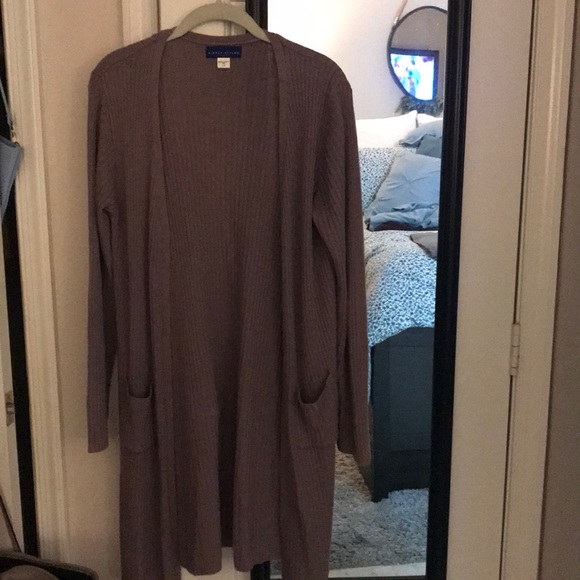 Simply Styled Sweaters - Purple duster cardigan